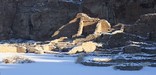Photo of Pueblo Bonito with snow